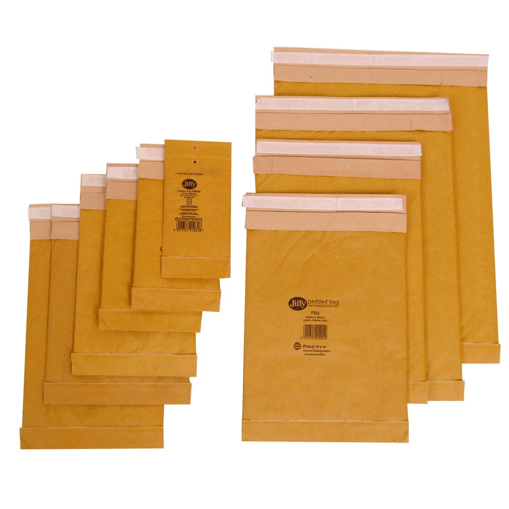 Gold Self Adhesive Postal Jiffy Bags (A4 - 240mm x 330mm, 50 Box) 18547
