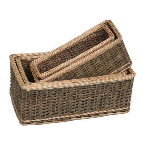 Green Storage Baskets Set Of Four 95329