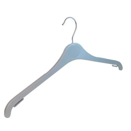 Grey Plastic Coat Hanger 43cm (Box of 400) 51092