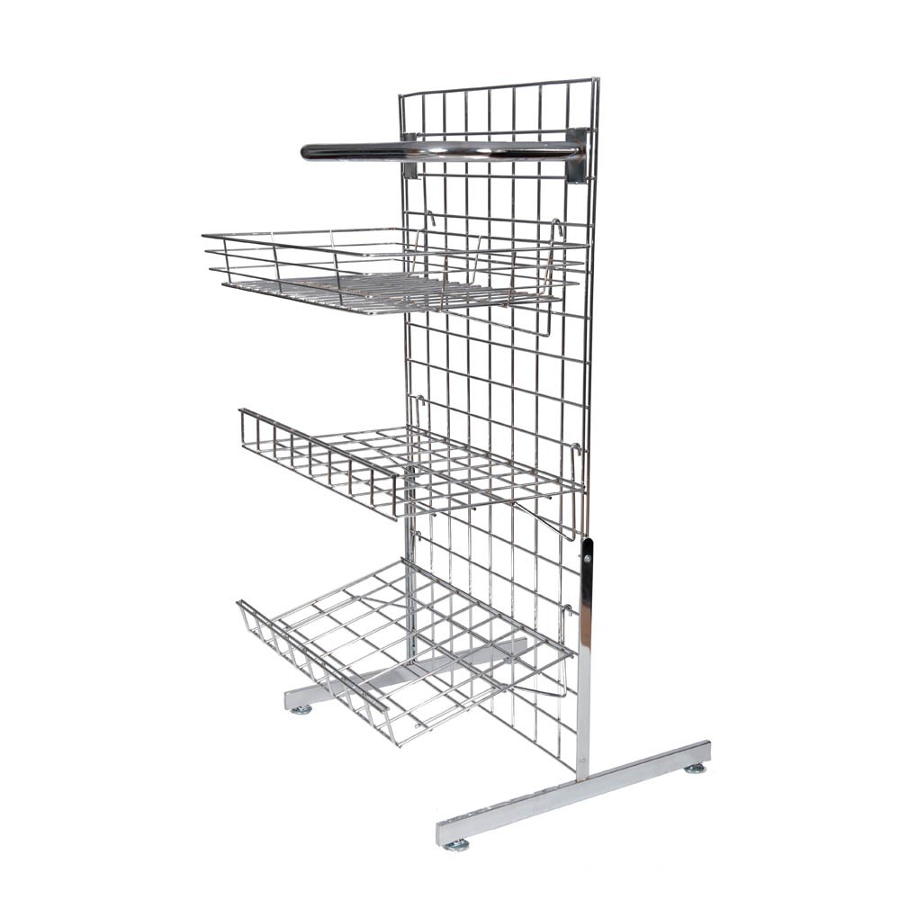 Wire Gridwall Baskets Gridwall Shelves Buy Mesh Grid Shelf