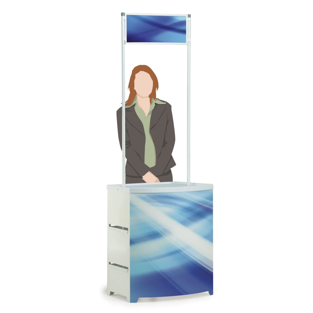 In Store Promotional Display Unit with Header Panel Display 83005