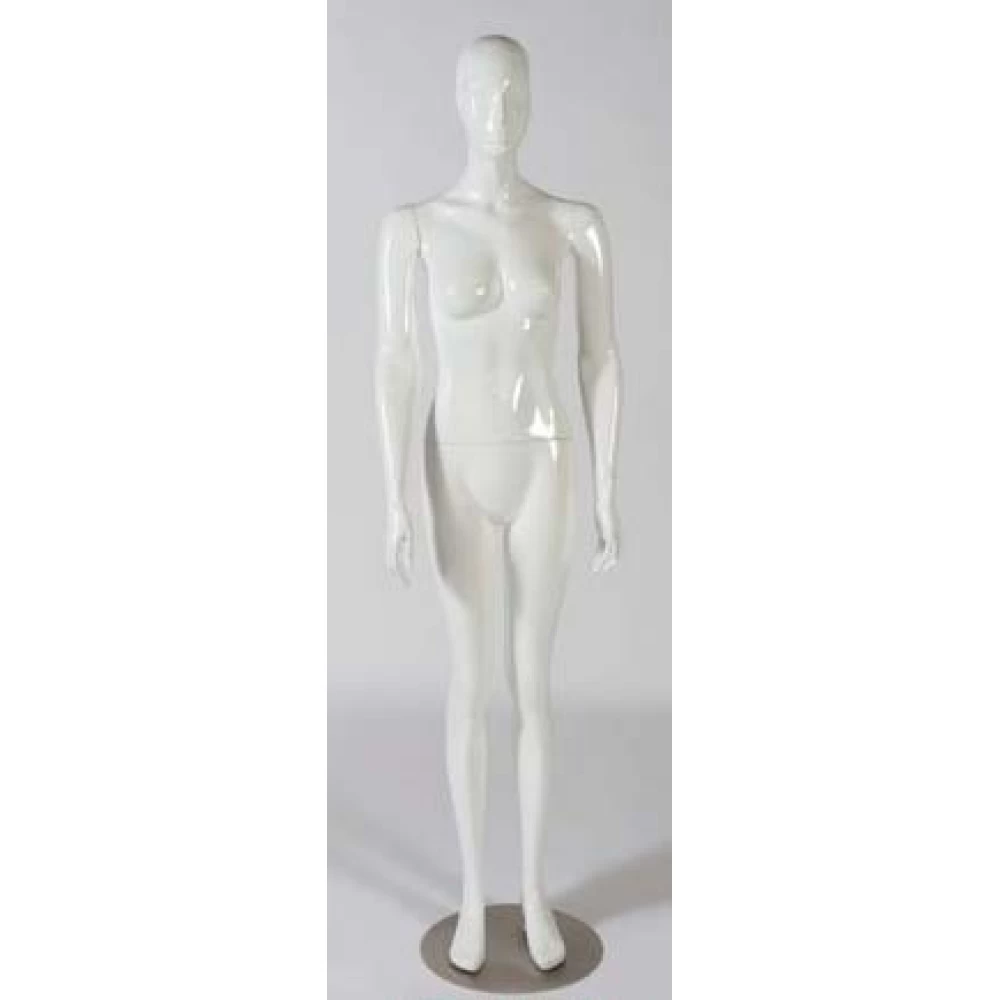 Keira White Gloss Partial Features Female Mannequin 71115