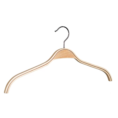Laminated Knitwear Wooden Clothes Hangers 46cm (Box of 100) 51034