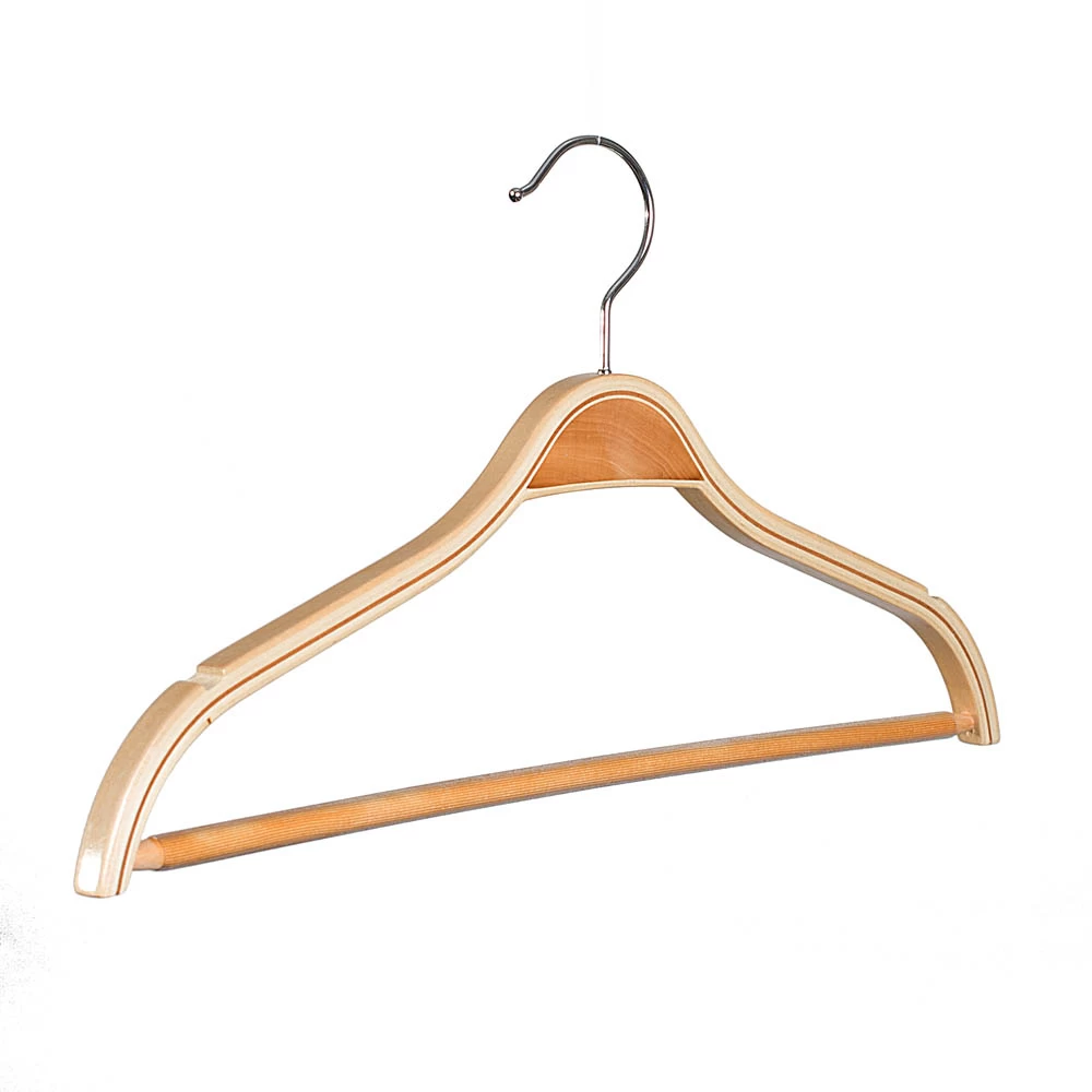 Laminated Wooden Suit Clothes Hangers 42cm (Box of 100) 51031