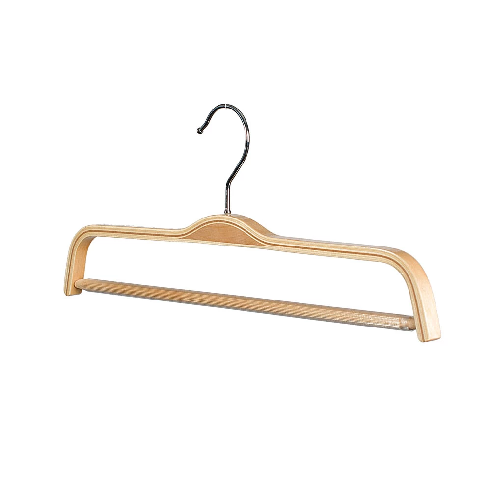 Laminated Wooden Trouser Hangers (370 mm) For Sale | Fast UK Delivery