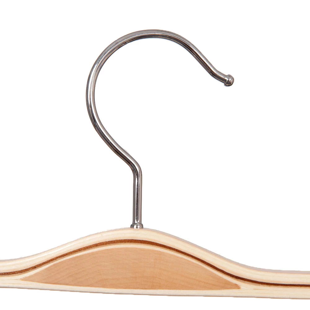 Laminated Wooden Trouser Clothes Hangers 37cm (Box of 100) 50014