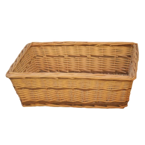 Large Rectangular Two Tone Packing Tray Buff  Willow x 5 95312