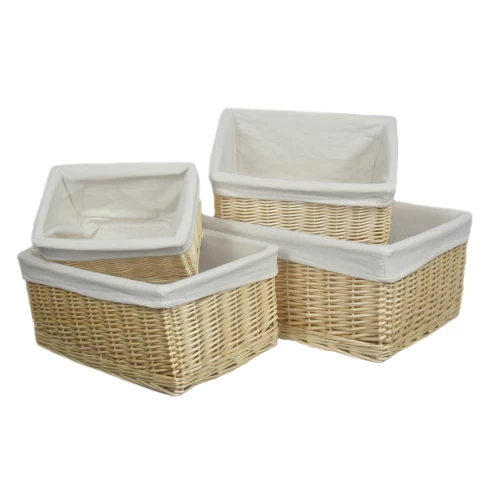 Lined Storage Baskets Set Of Four - 95324