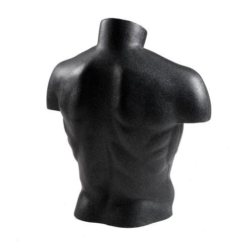Male Body Form - Black Granite Finish - Stand Included 77114