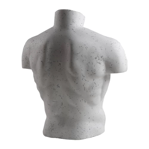 Male Body Form - White or White Painted Granite Finish - Stand Included 77113