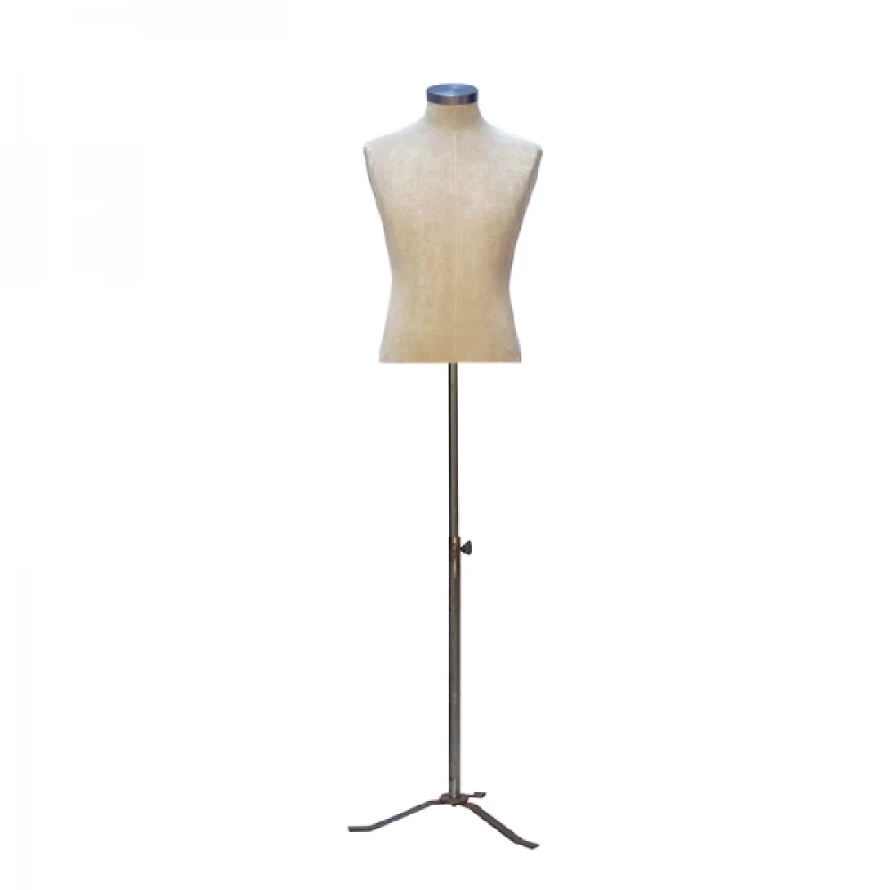 Male Bust Form With Metal Neck Cap 75503