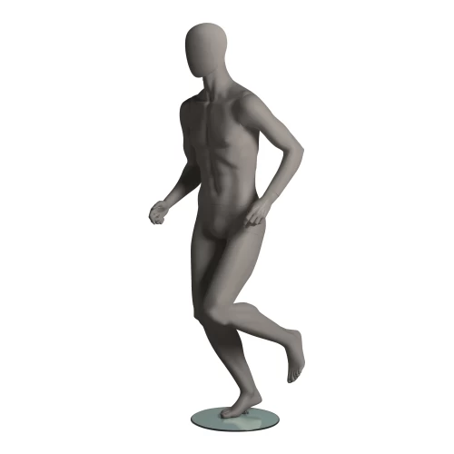 Male Grey Sports Mannequins - Runner 74121