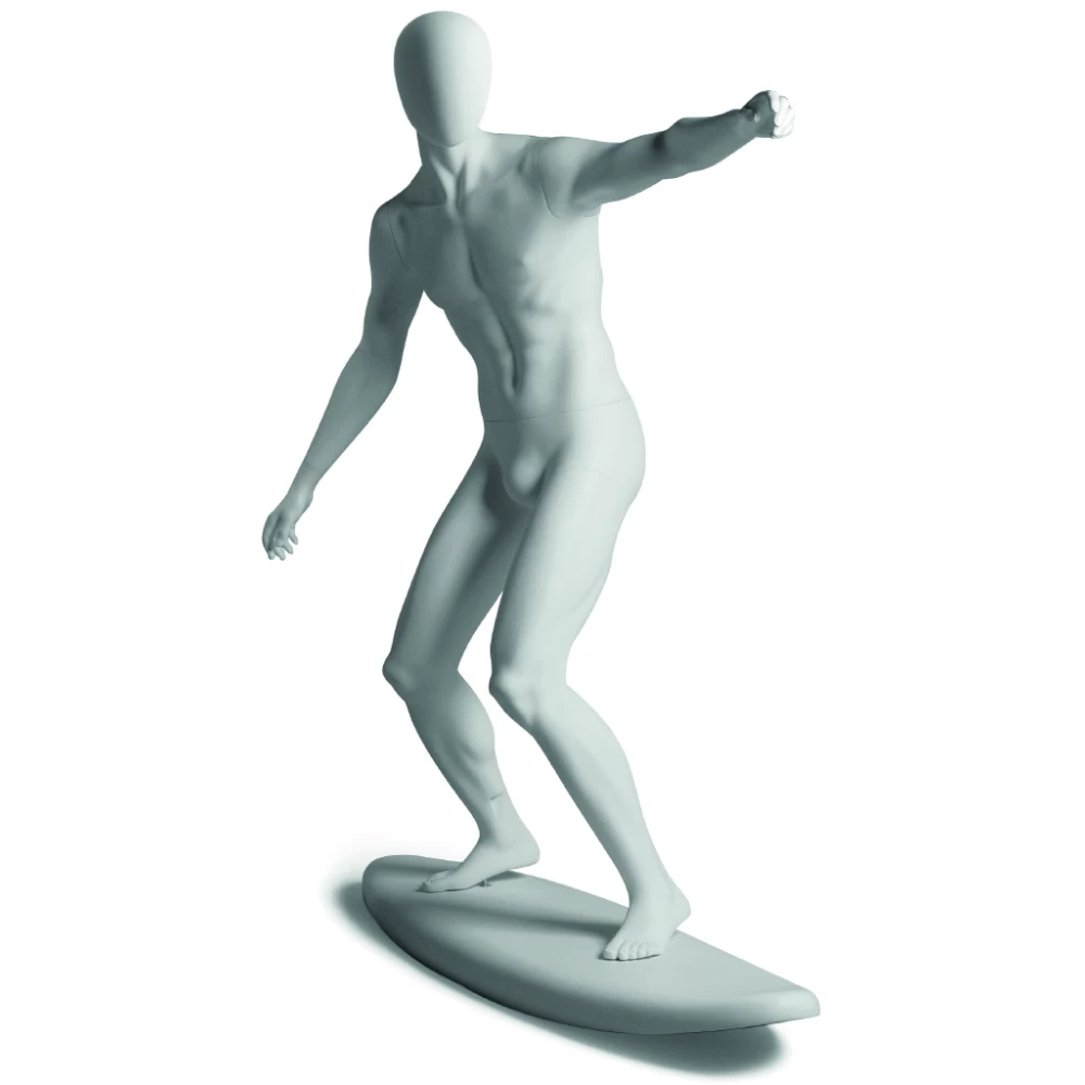 Male White Sports Mannequins - Surfer 74128