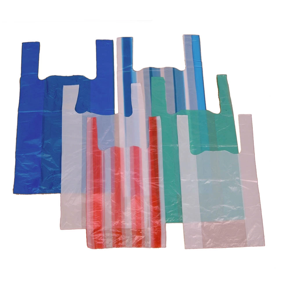 MD Recycled Vest Carriers Blue 12 x 18 x 24 (1000 Box)