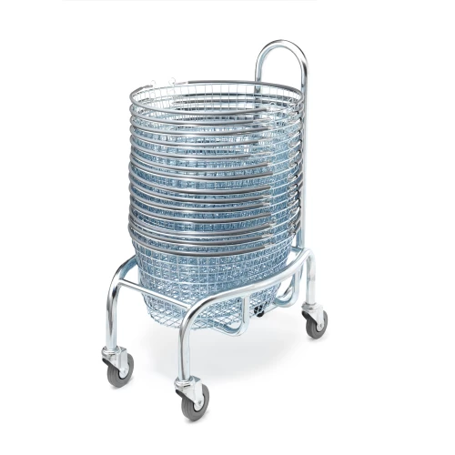 Mobile Basket Stacker For Oval Shopping Baskets 95405