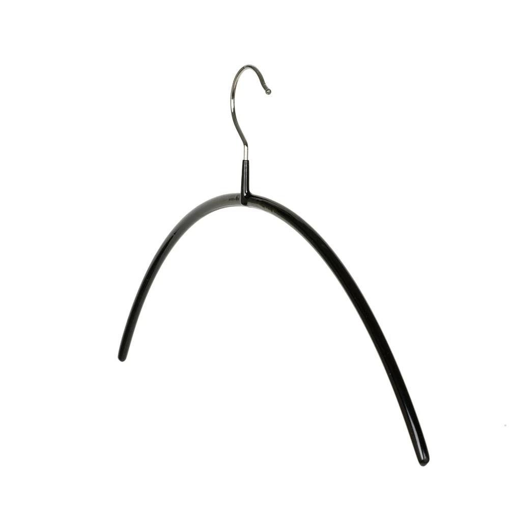 Non-Slip Arched Metal Hanger (Black)