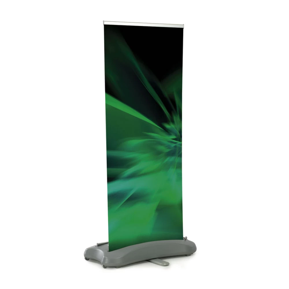 Outdoor Single or Double Sided Banner Stand 800mm Wide Grey 80014
