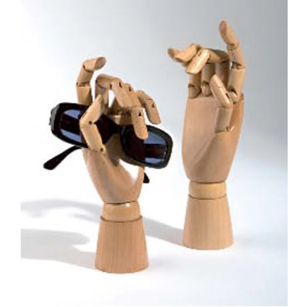 Pair of Articulated Wooden Hands 77600