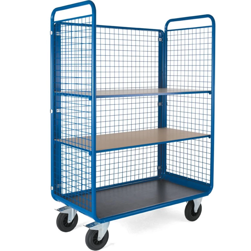 Parcel Cart - Open One Side and Two Shelves 99889