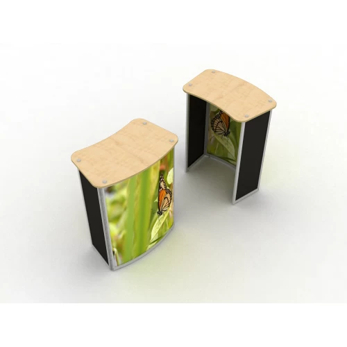 Point Of Sale Folding Counter Display With Doors 30104