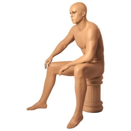 Realistic Male Mannequin - Sitting Pose