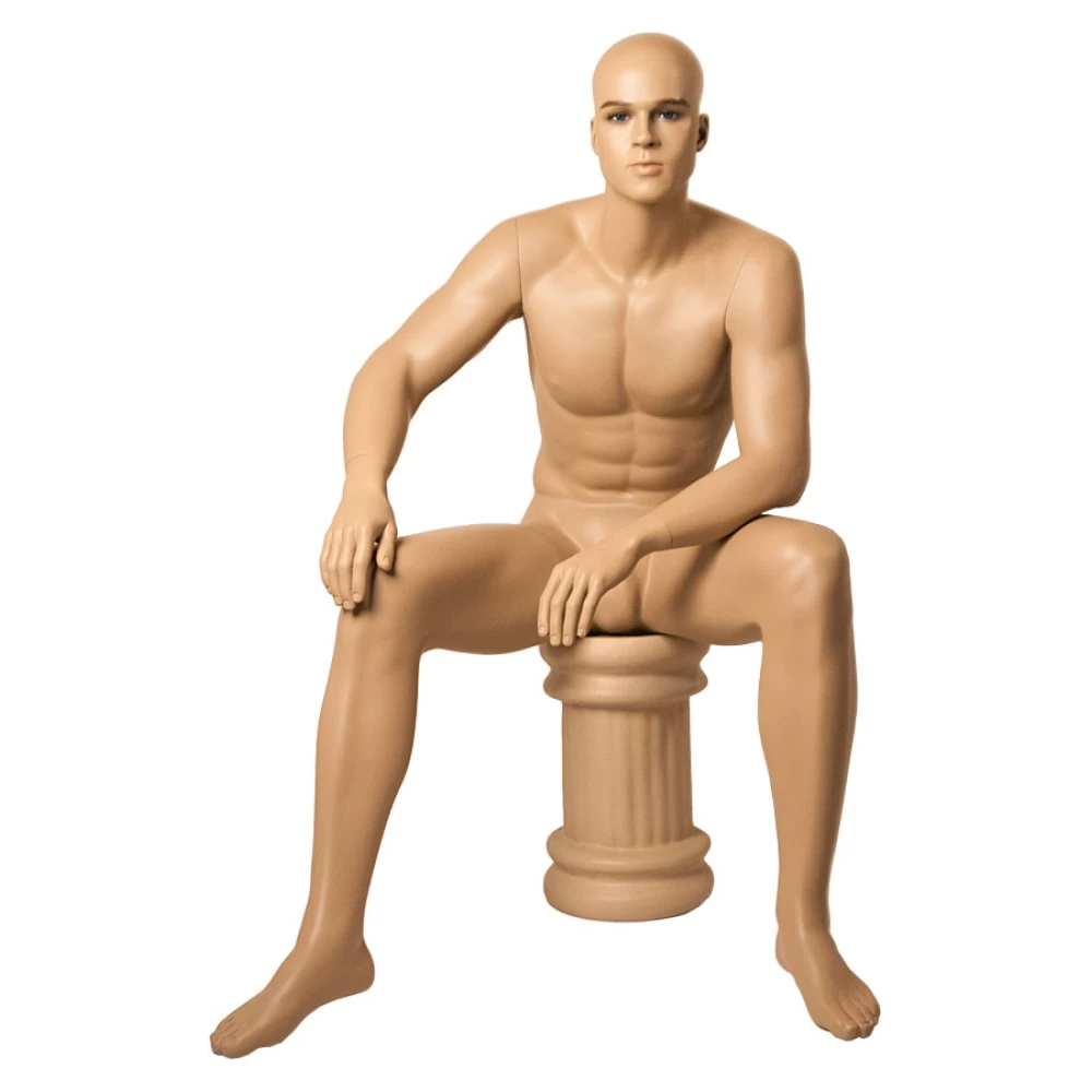 Realistic Male Mannequin - Sitting 70604