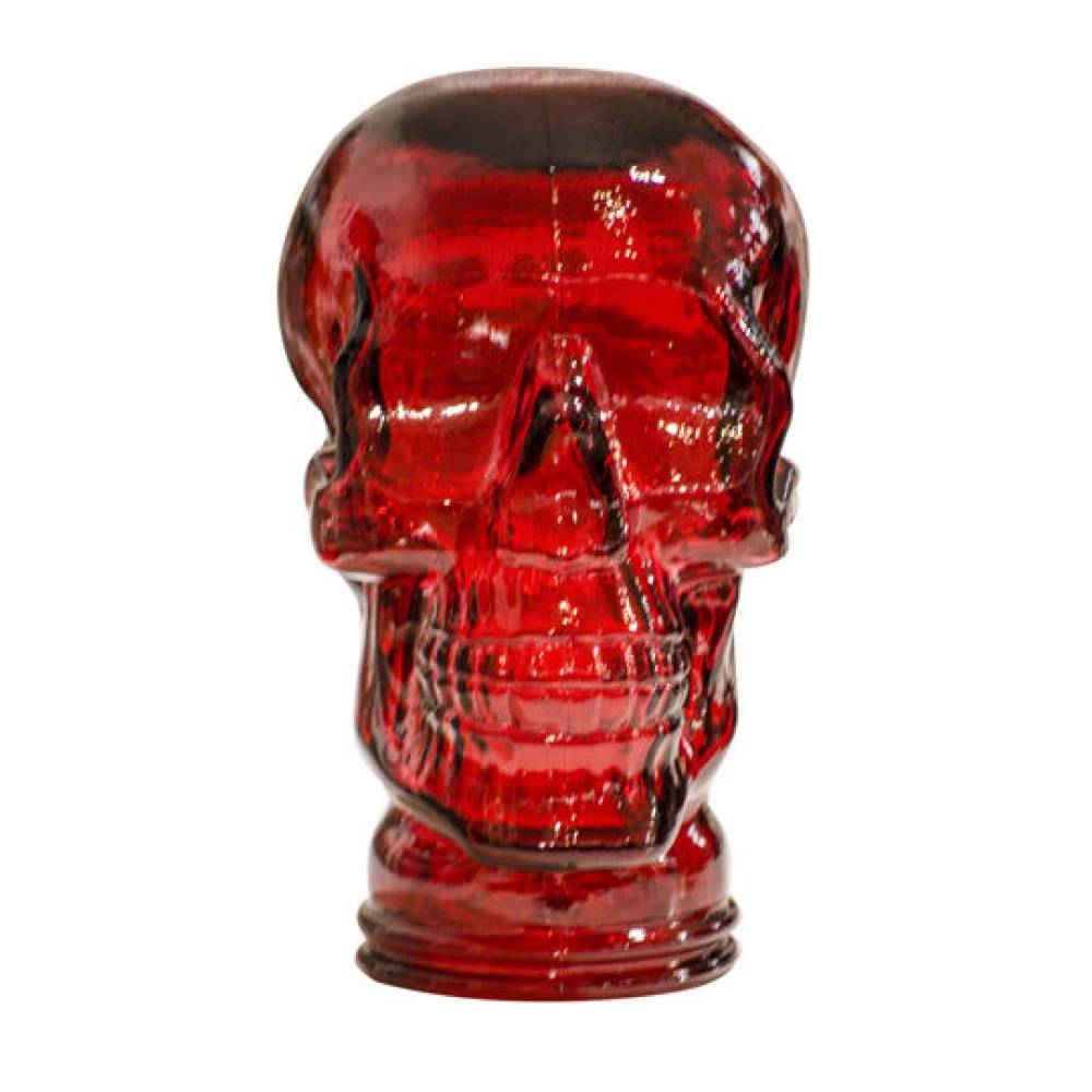 Red Glass Skeleton Skull 77328