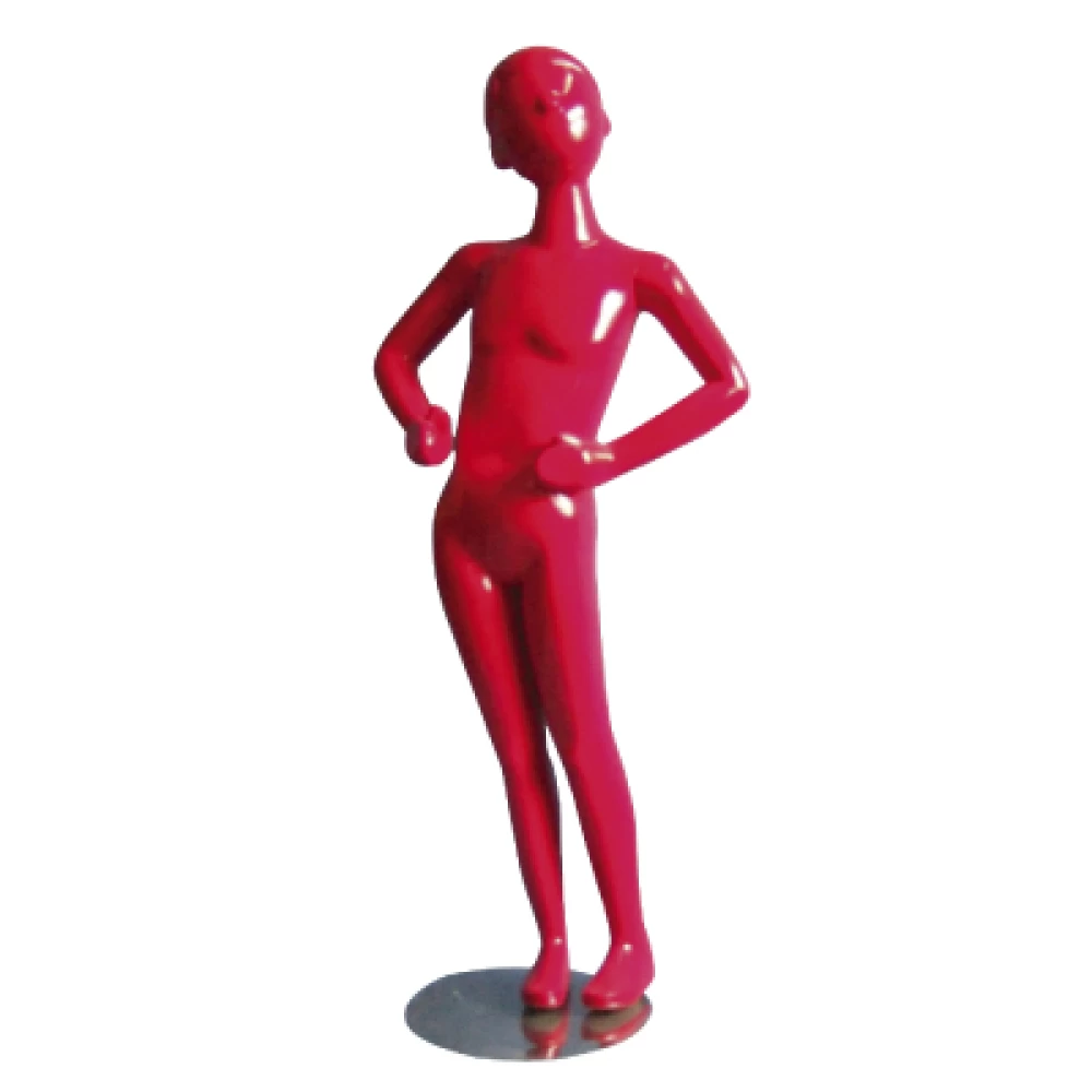 Red Gloss - Hands at Side Child Mannequin 7-8 Yrs 72206