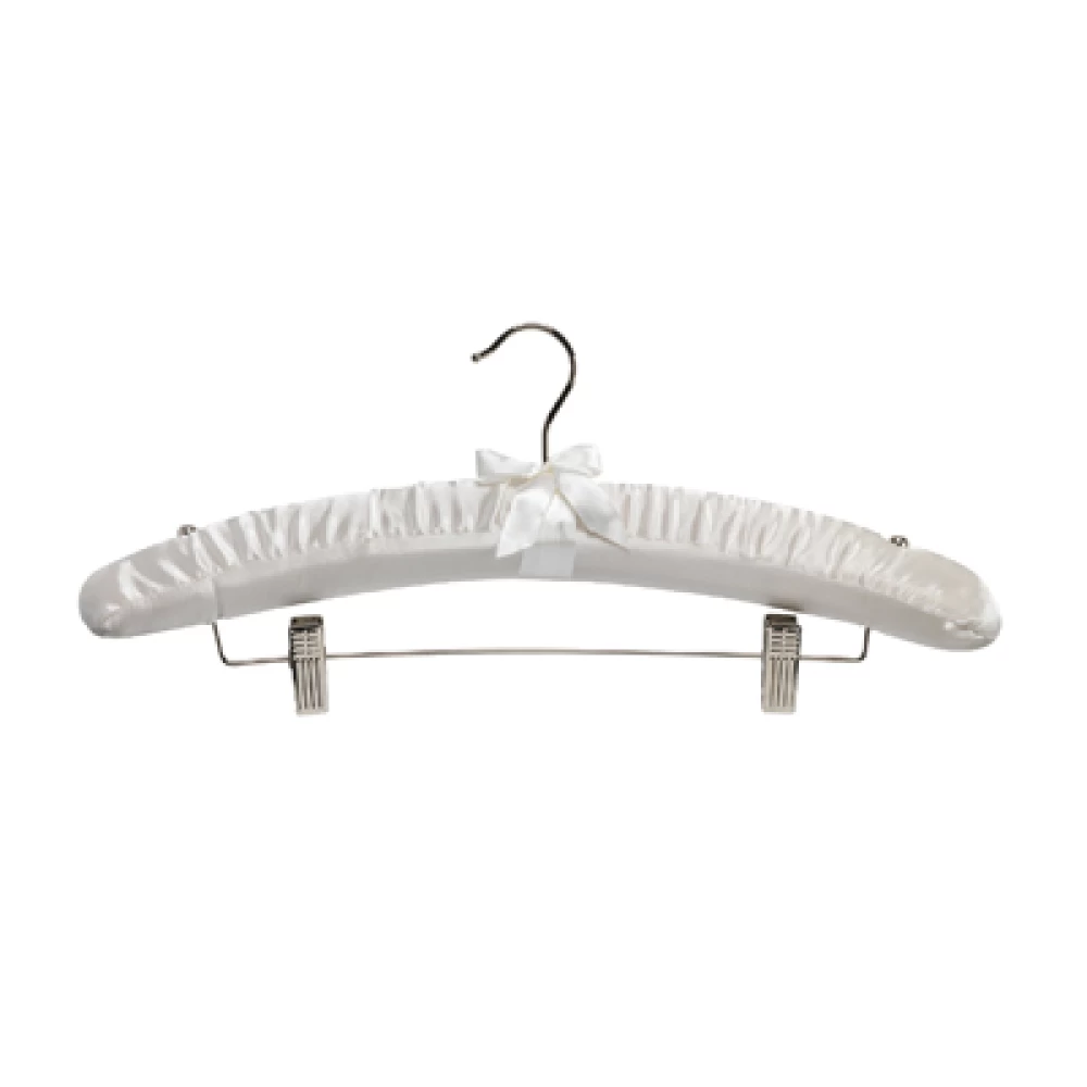 Satin Padded Clip Hangers (Box of 50) - Shoulder Beads 56022