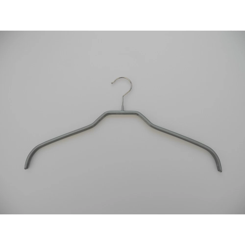Silver 40cm Shaped Shirt Hangers (Box of 100) 55021
