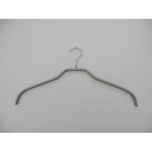 Silver 40cm Shaped Shirt Hangers (Box of 100) 55021