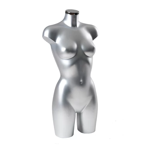 Silver Female Bust Form Without Stand 76107