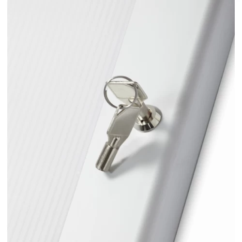 Silver Key Lock Frame 40x30 - 92057