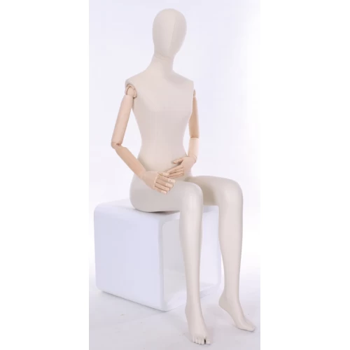 Sitting Articulated Female Mannequin