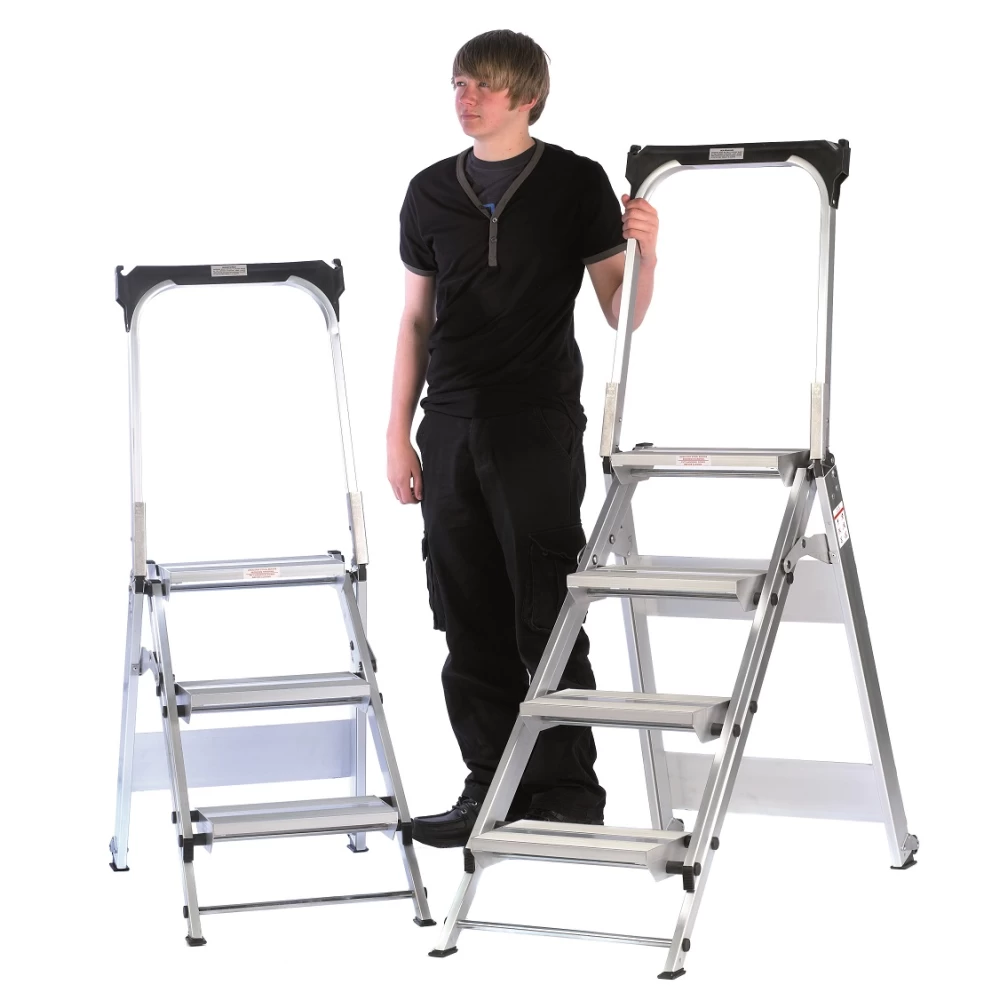 Three Folding Steps Aluminium Ladder 99407