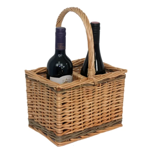 Two Bottle Carrier Basket - 95336