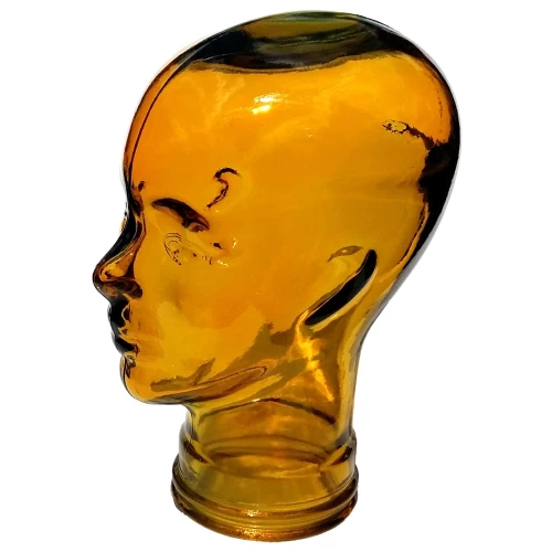 Unisex Glass Mannequin Head