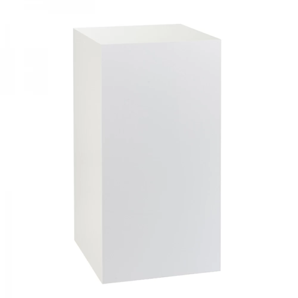 White Acrylic Plinth 800mm 83013