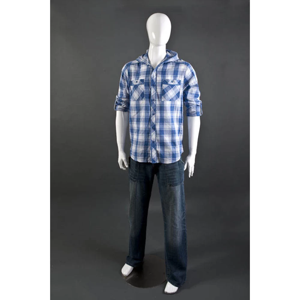 White Gloss - Hands at Side, Straight Stance, Male Mannequin - 70101