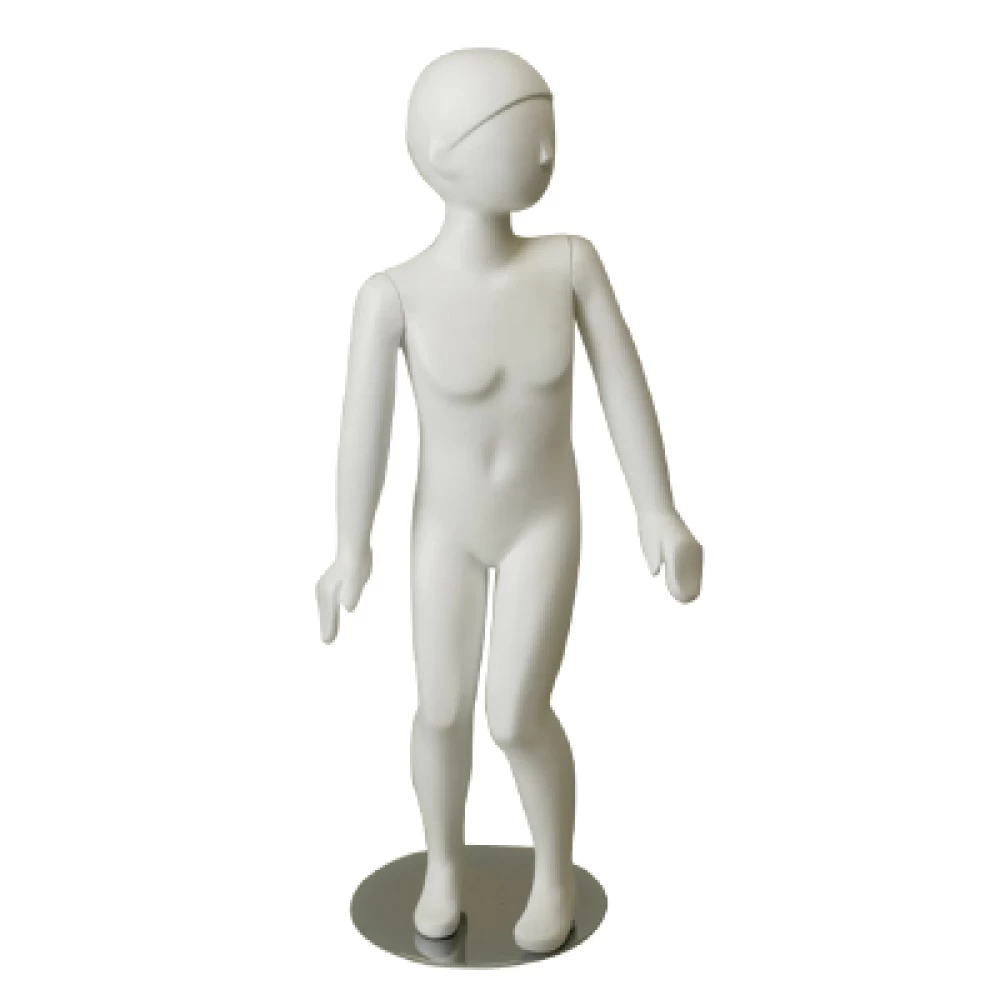 White Gloss - Hands at Side Child Mannequin 3-4 Yrs 72201