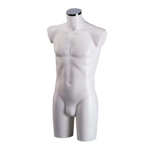 White Male Bust Form Without Stand 76104