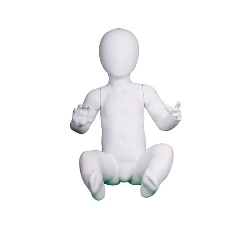White Matt Baby Abstract Mannequin 72214