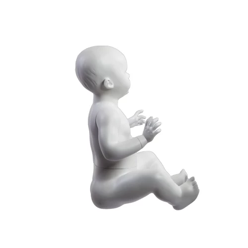 White Matt Baby Mannequin - 72213