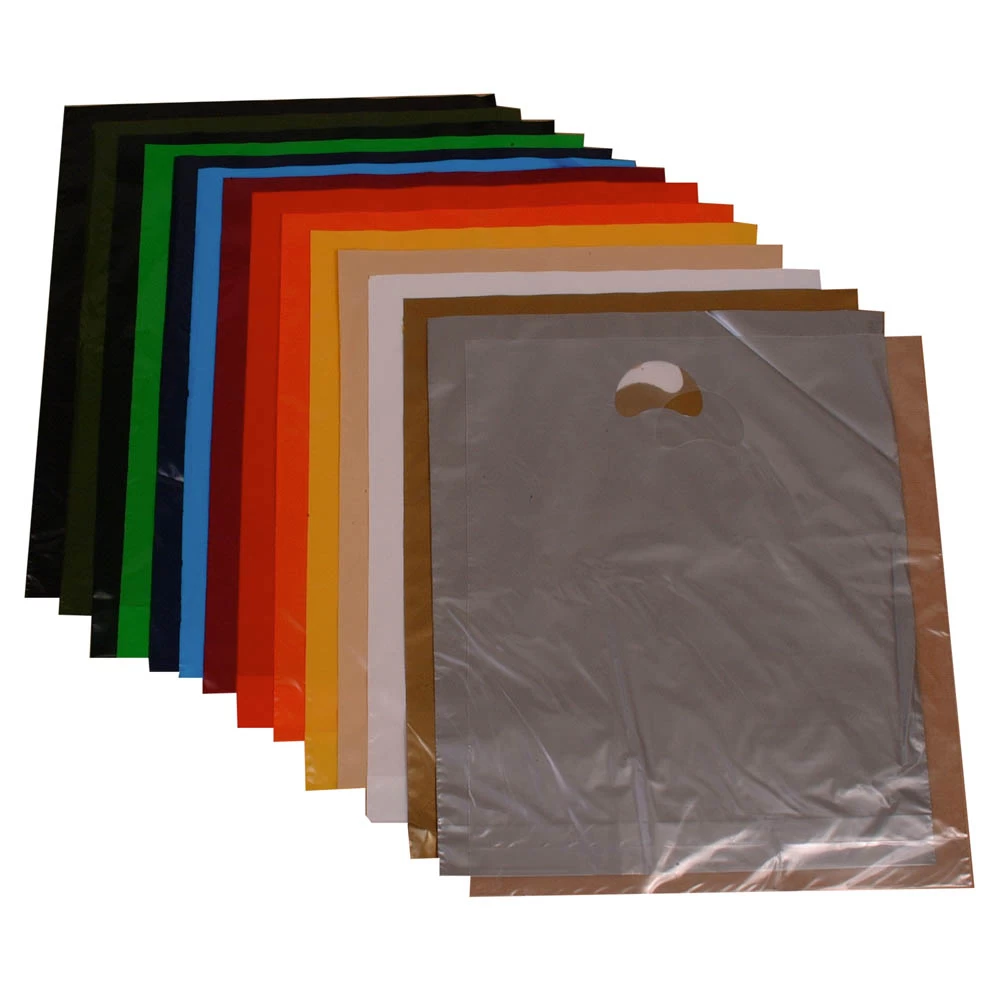 White Plastic Carrier Bags / Polythene Carrier Bags 28 Inch x 20 Inch + 4 (250 Pack) 18345