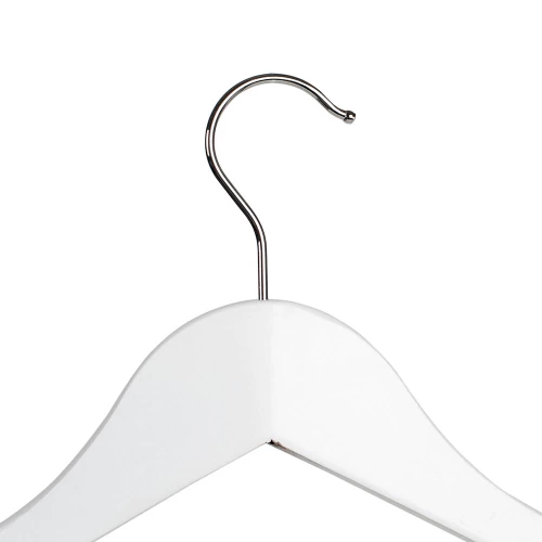 White Wishbone Hangers 43cm (Box of 50) 52019