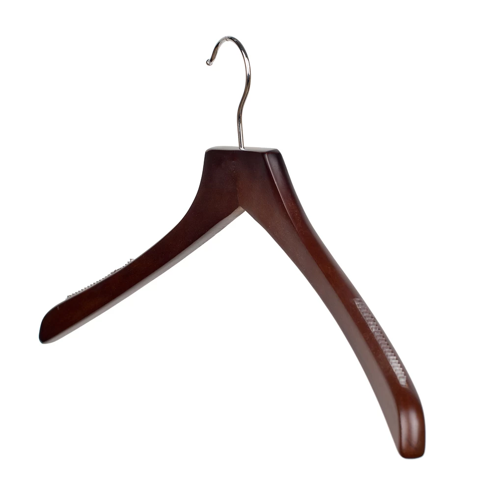 Wishbone Dark Wooden Hangers 43cm (Box of 50) 50035