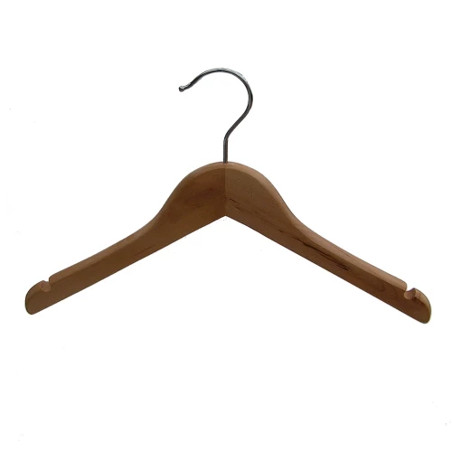 Wooden Baby Jacket Wishbone Hangers 34cm (Box of 50) 51038