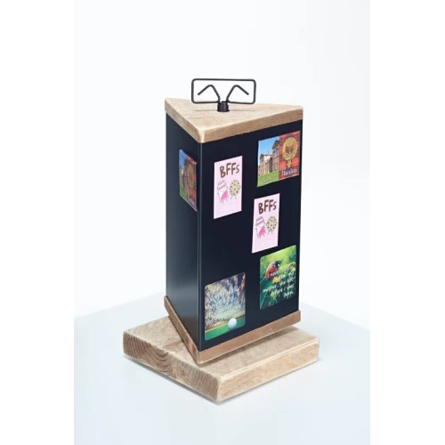 Wooden Magnet Counter Stand
