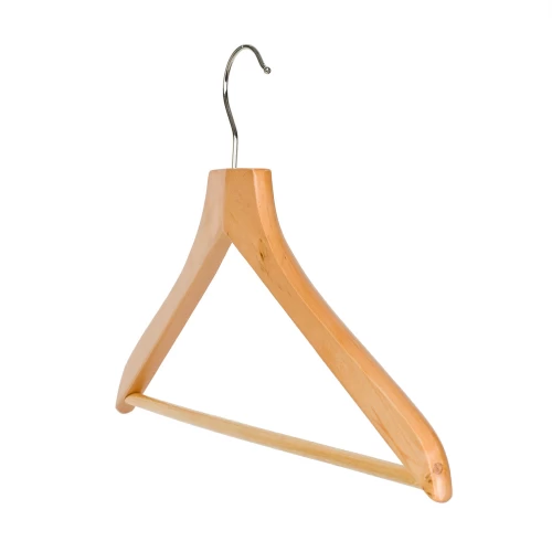 Wooden Shaped Clothes Hangers 39cm Square Neck (Box of 100) 51035