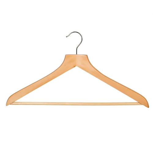 Wooden Shaped Clothes Hangers 44.5cm Square Neck (Box of 100) 51036